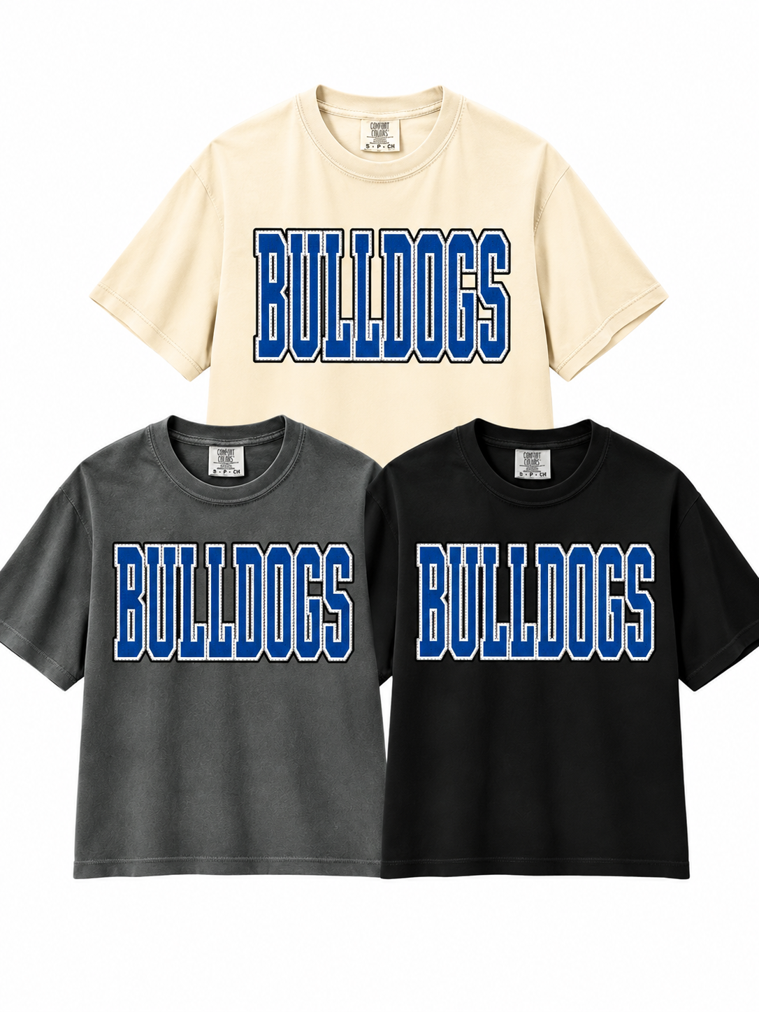 Baltic Bulldogs Dots Boxy T