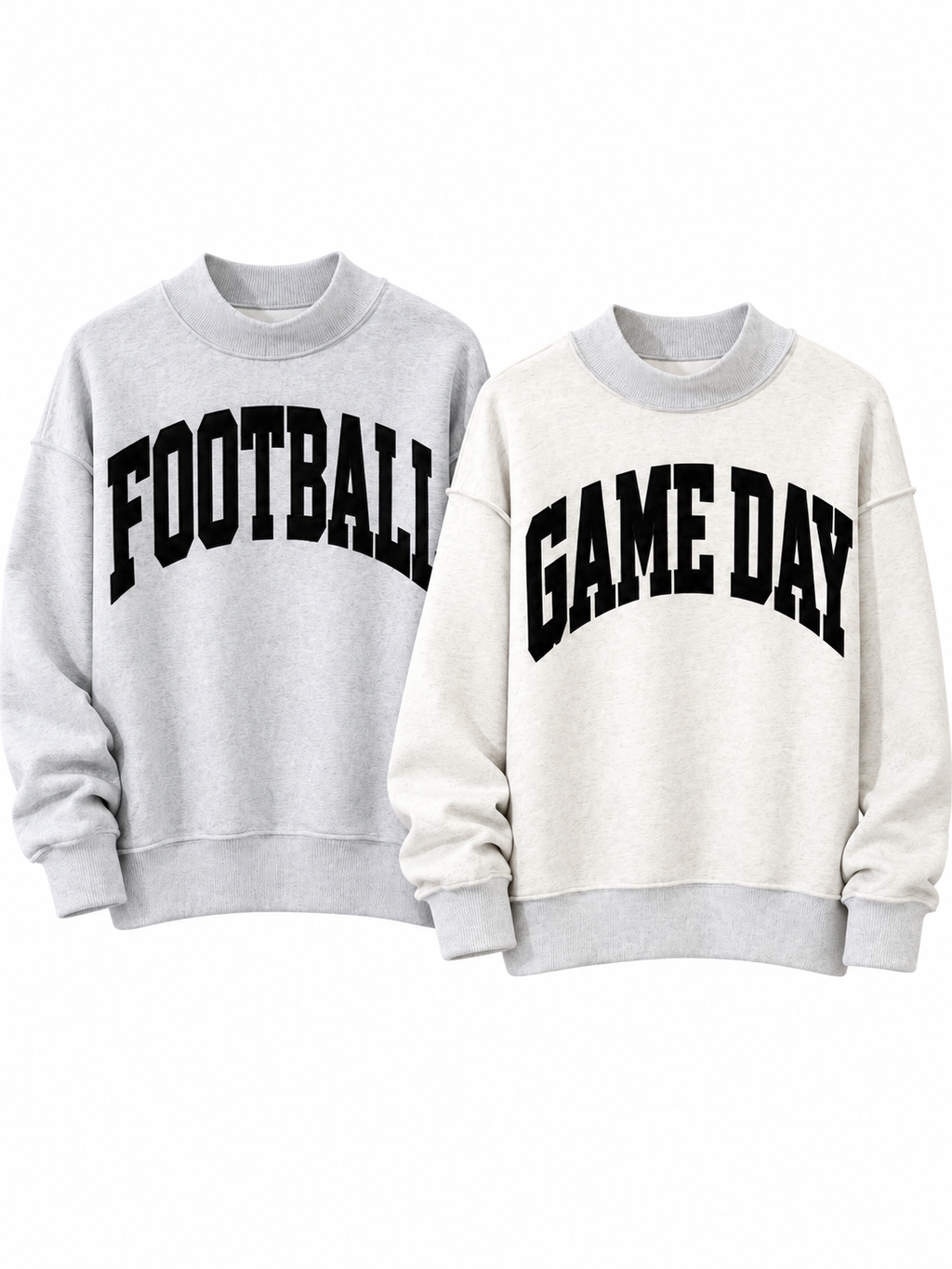 Custom Reversible Mock Neck Sweatshirt