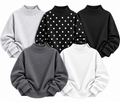 Swish Squad Woman's Mock Neck Oversized Sweatshirt