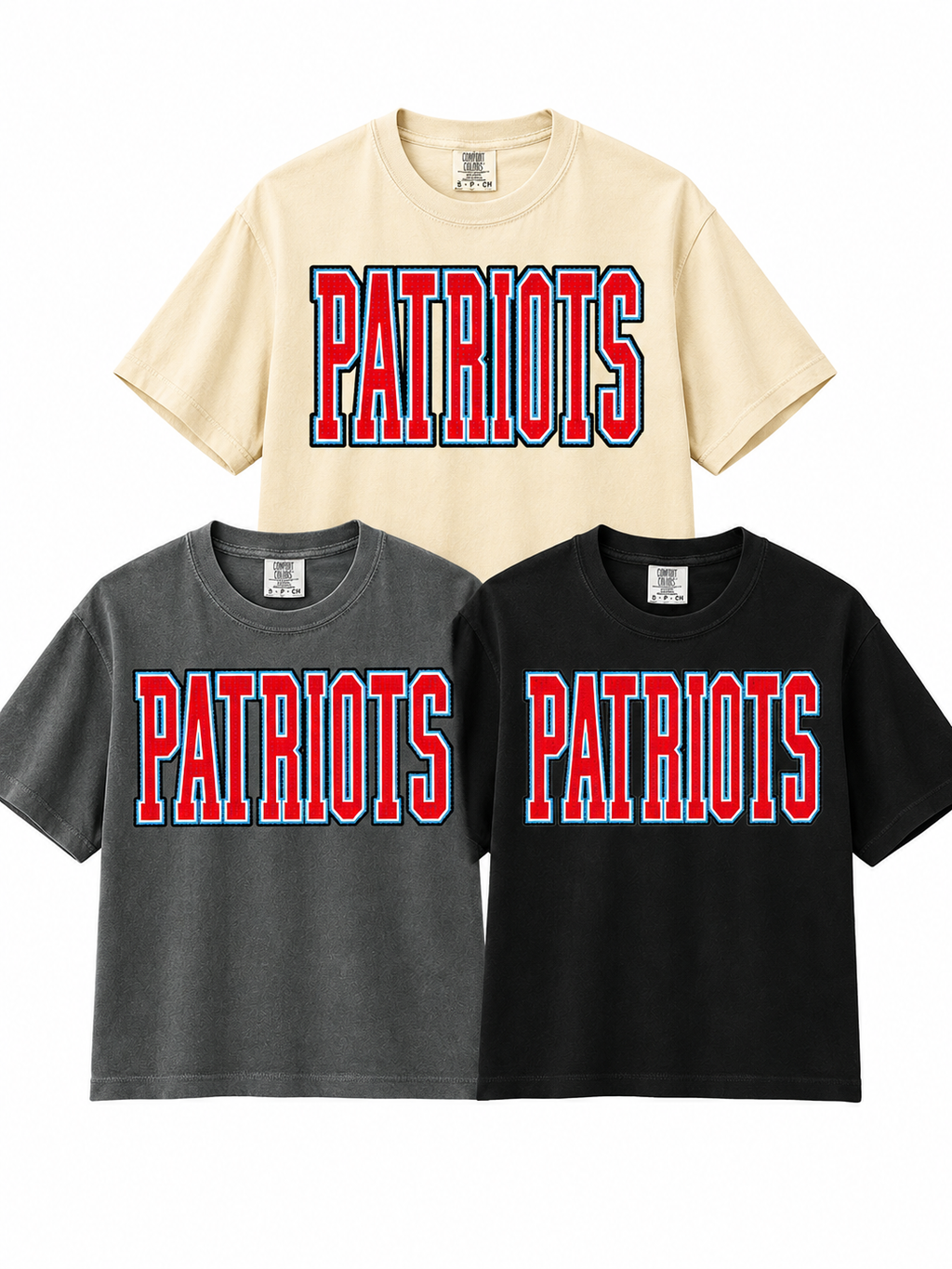 Sioux Falls Lincoln Patriots Dots Boxy T