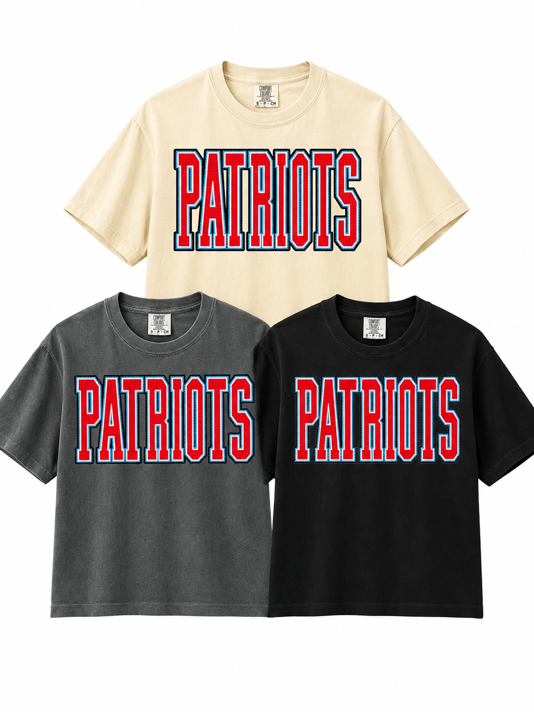 Sioux Falls Lincoln Patriots Dots Boxy T