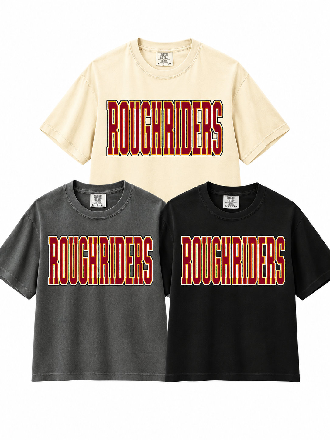 Roosevelt Rough Riders Dots Boxy T