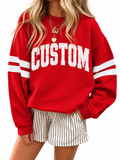 Custom Varsity Stripe Crew