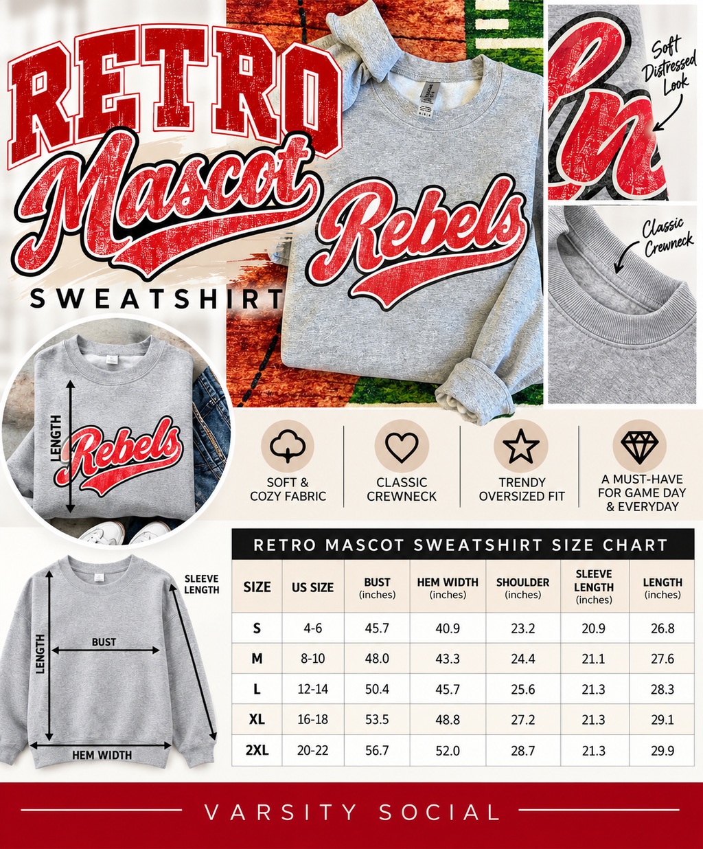 Retro Mascot Sweatshirt