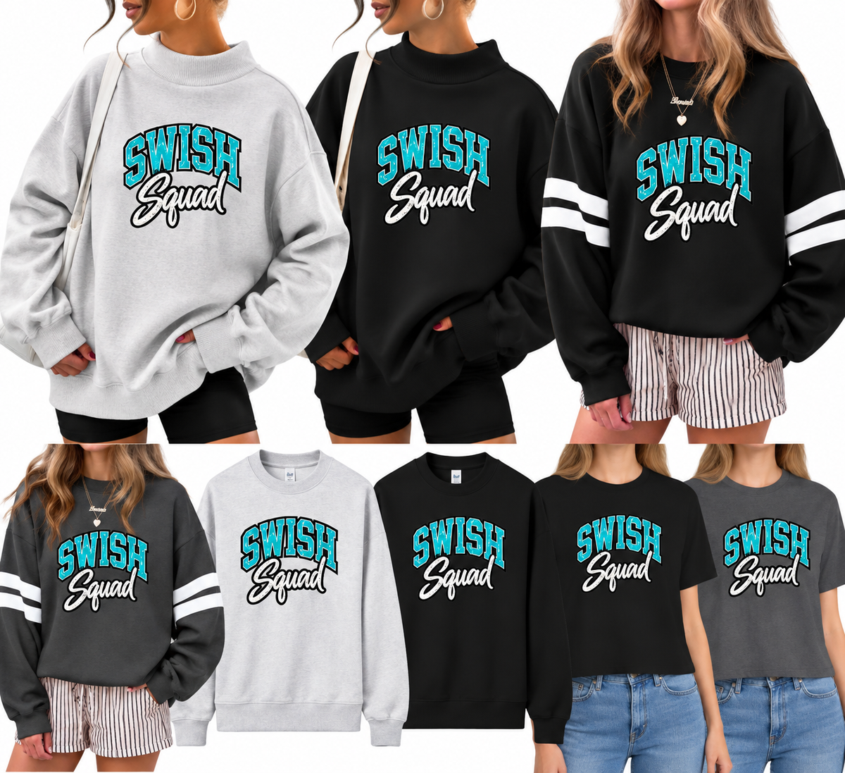 Swish Squad Kids Hooded Sweatshirts