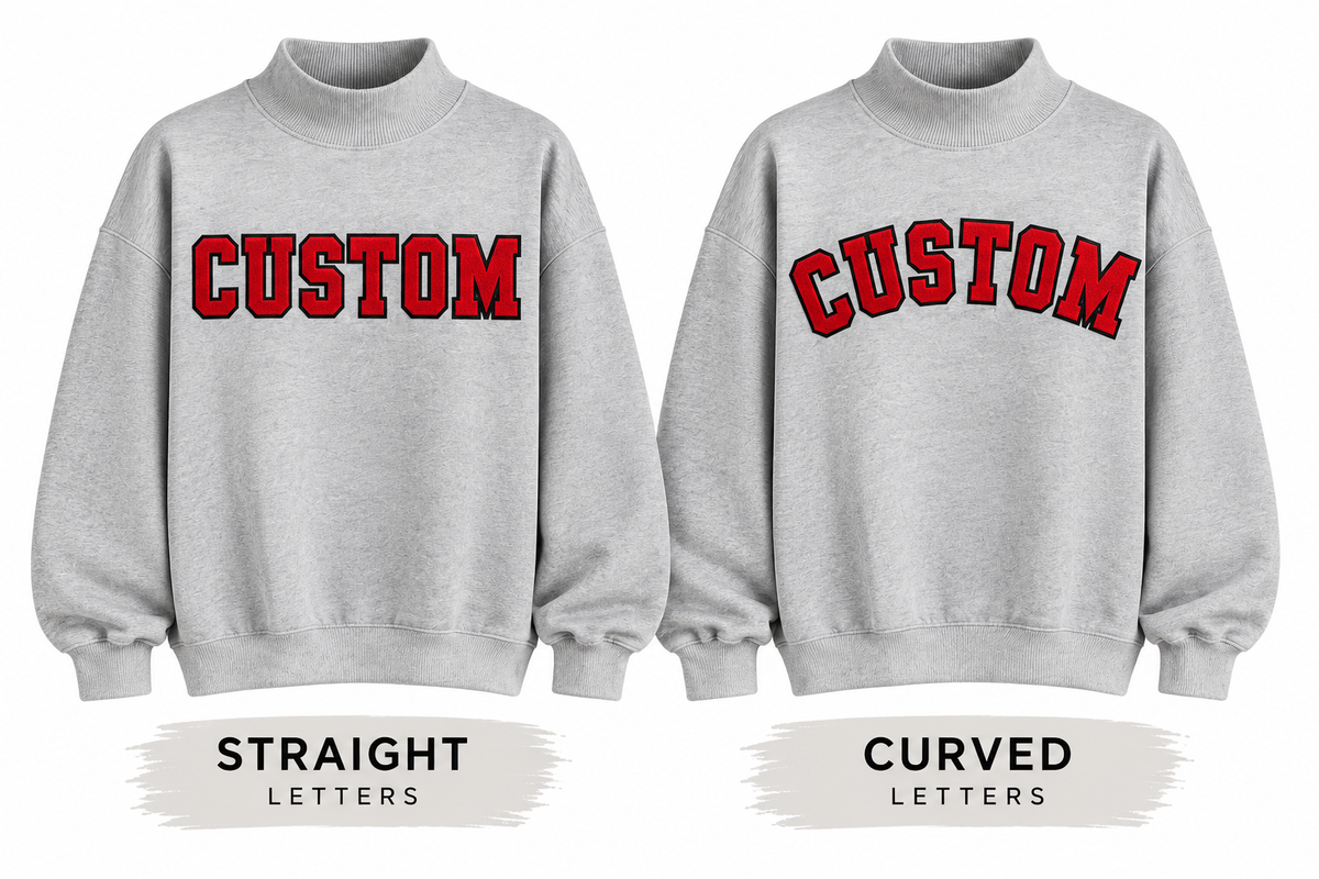 Custom Varsity Letter Sweatshirt