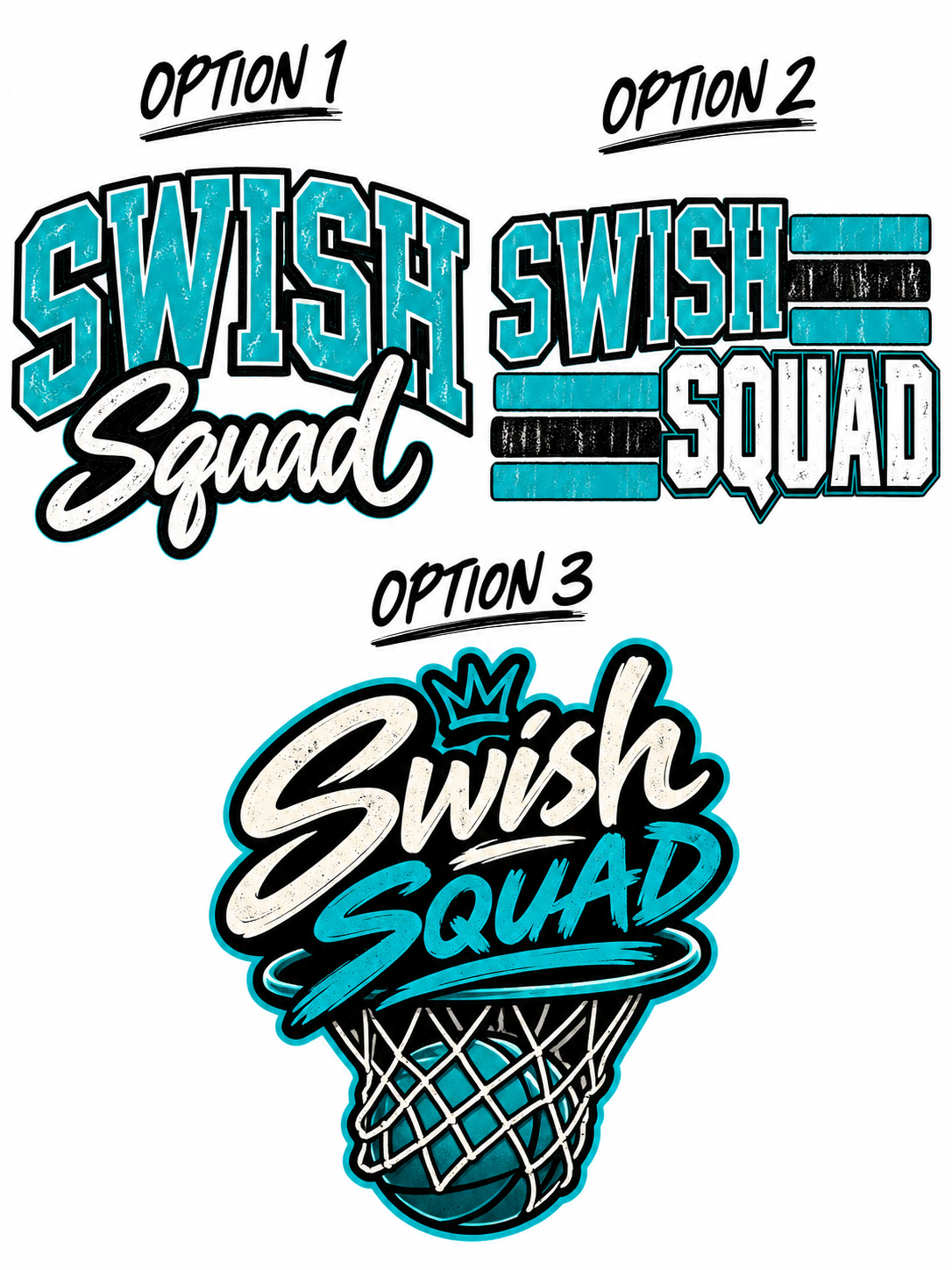Swish Squad Kids Hooded Sweatshirts
