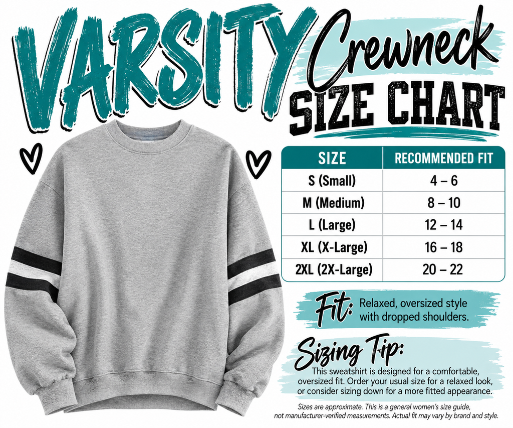 Swish Squad Woman's Varsity Crewneck Sweatshirt